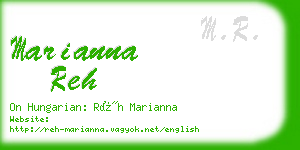 marianna reh business card